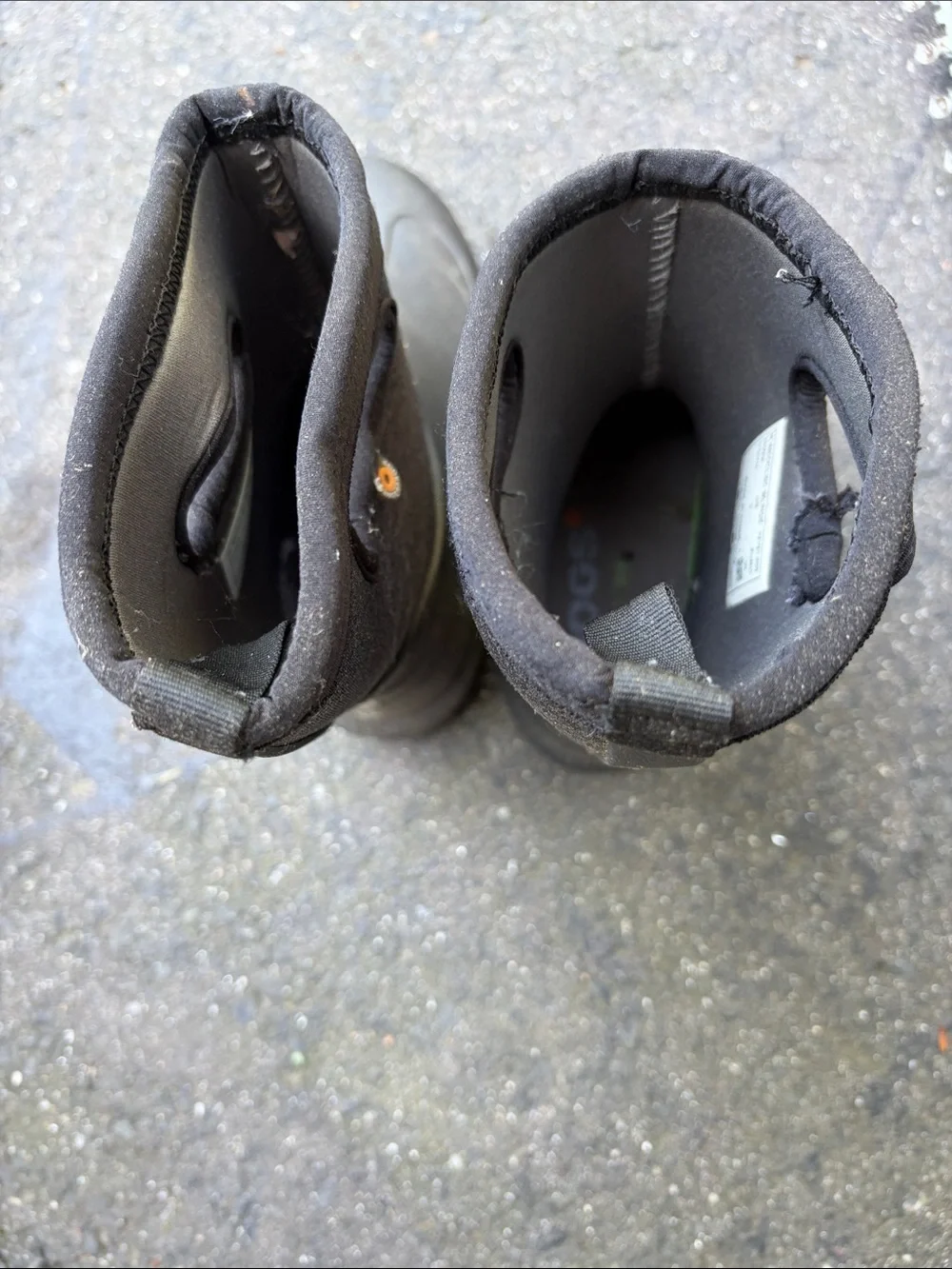 Bogs Black Kids Pull-On Outdoor Boots
